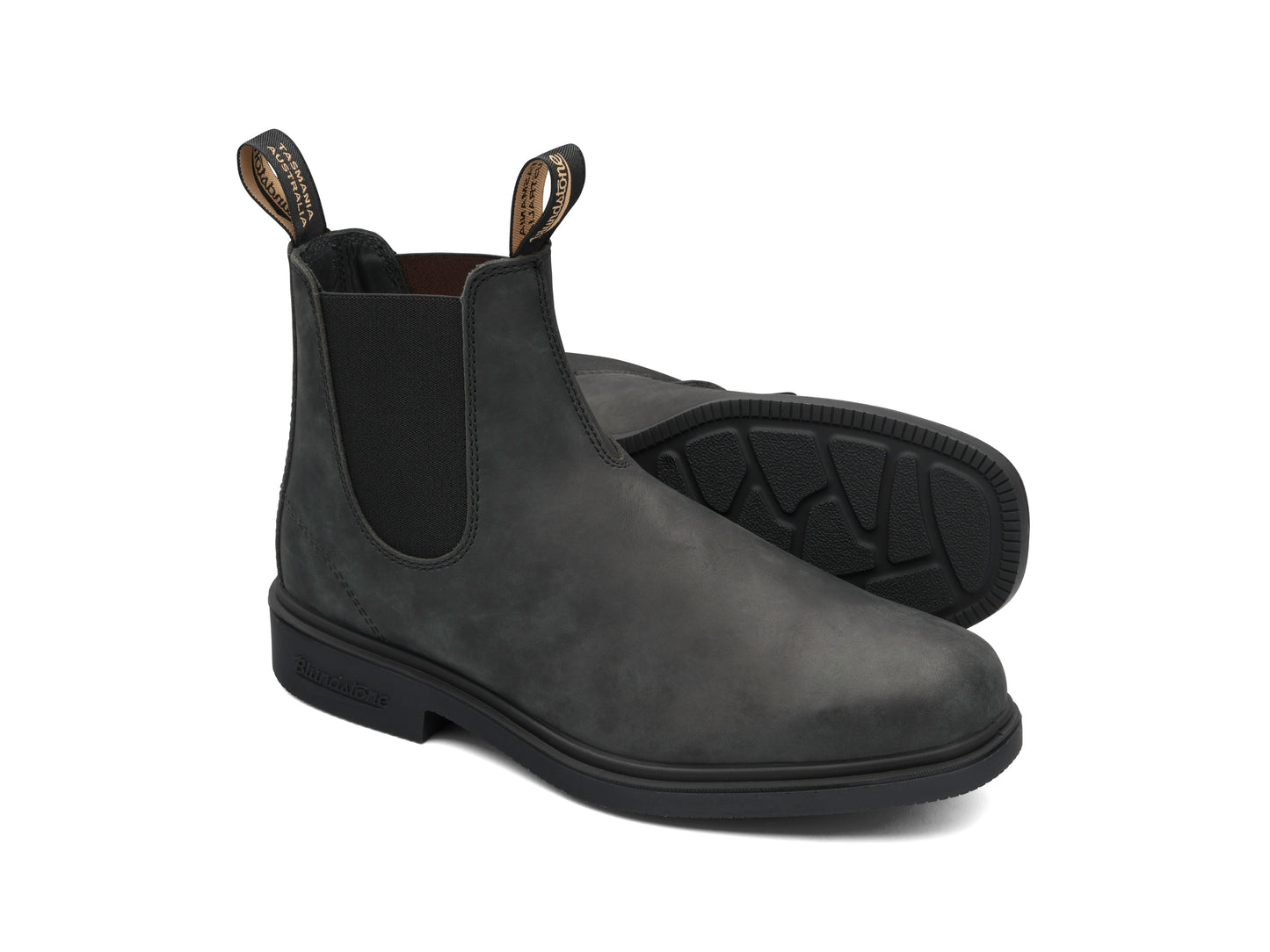 Blundstone Dress Boot 1308, Rustic Black (Unisex)