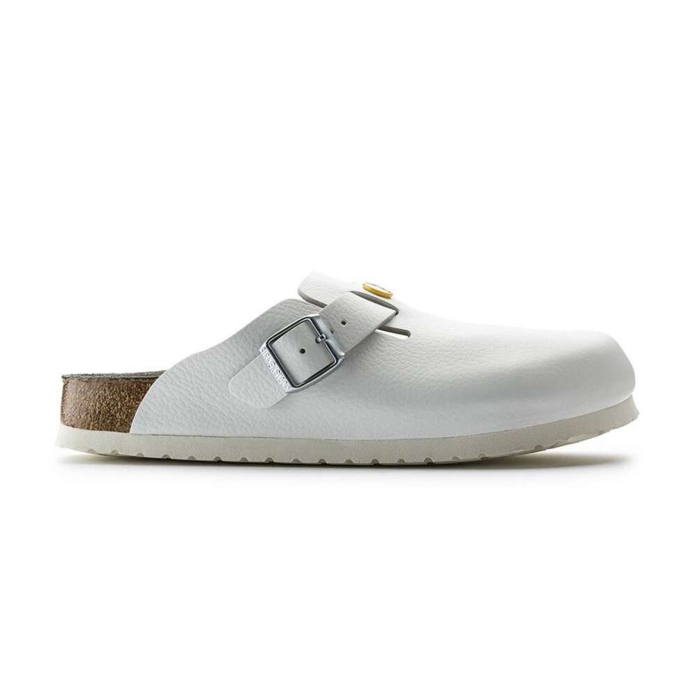 Birkenstock Boston ESD NL Narrow, White (Unisex)