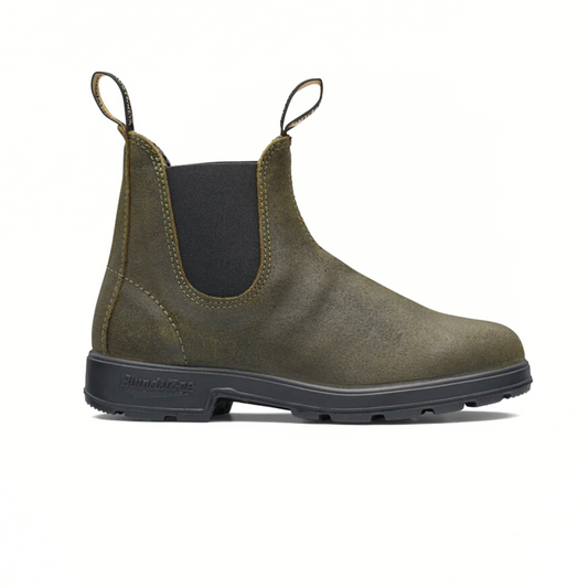 Blundstone Comfort Series 1615, Dark Olive Waxed Suede